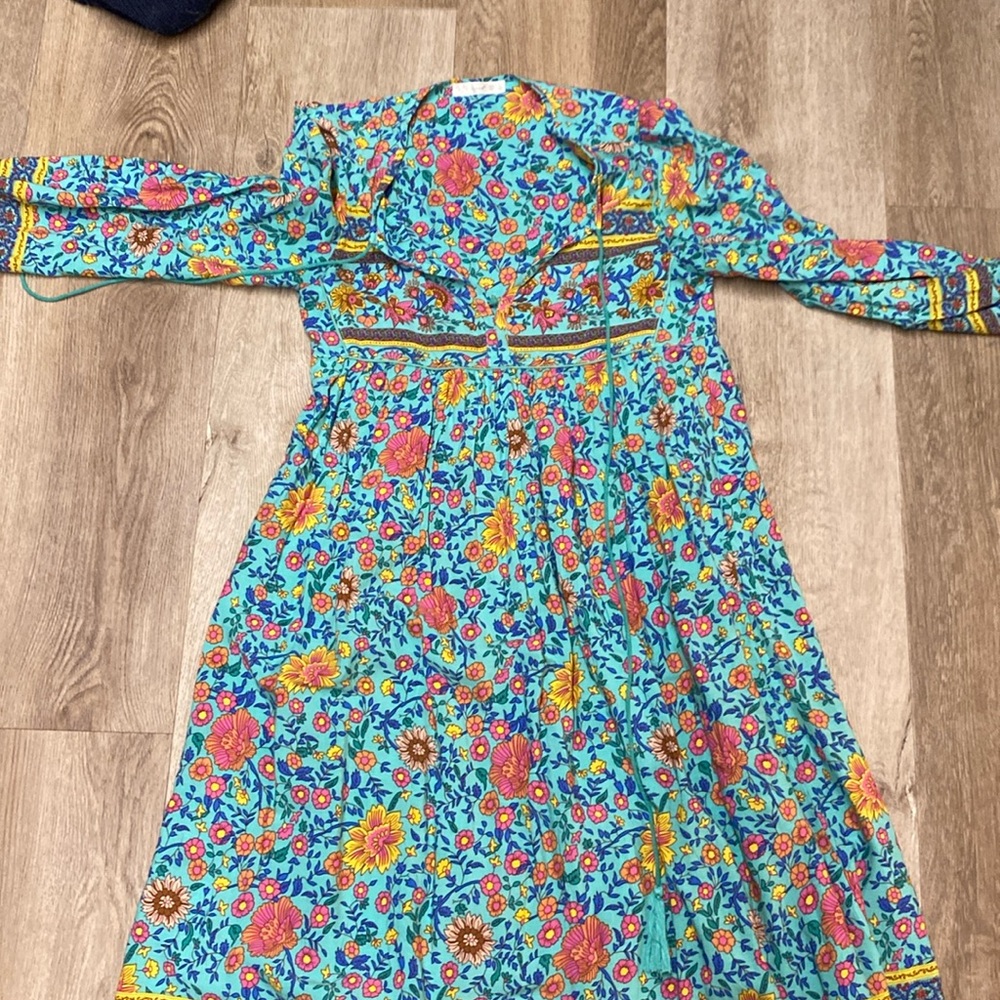 Comfortable, gently worn very colorful dress